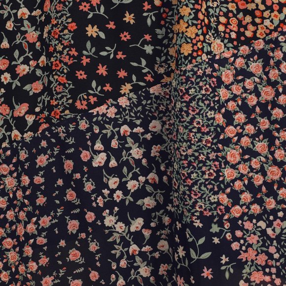 Lulu's Neva Navy Blue Floral Print Off-the-Shoulder Maxi Dress - Picture 6 of 8